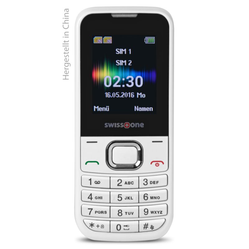 swisstone sc 230 dual sim white gsm cell phone
