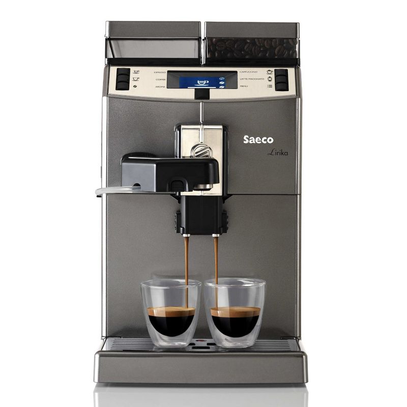 Mașină De Cafea Saeco 10004768 Lirika One Touch Cappuccino Titanium