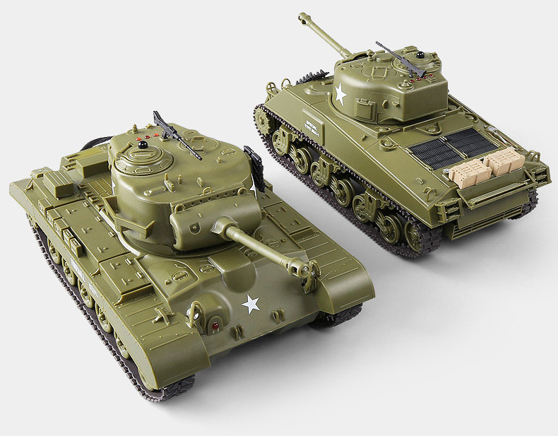 rc tank battle set of 2 - infrared combat system - battle simulation - 1:30 by heng long