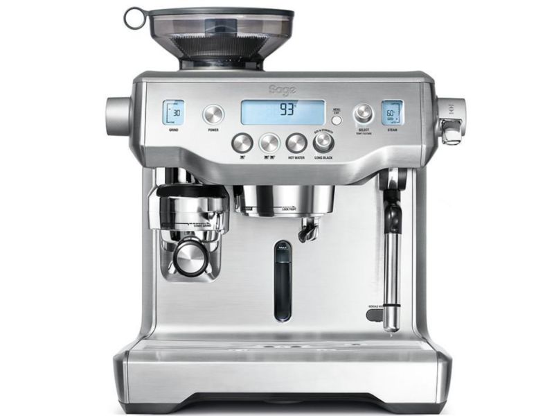 Sage Appliances Ses980 Espresso Machine The Oracle, Oțel Inoxidabil Periat