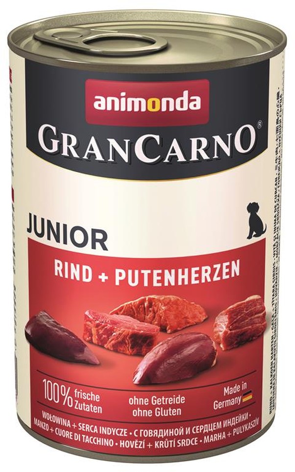 Animonda Dog Grancarno,Carno Junior Ri- Curcanh. 400g D