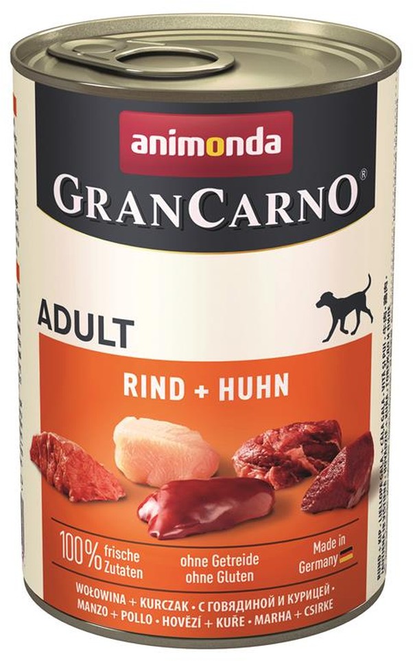 Animonda Dog Grancarno,Carno Adult Beef-Chicken 400g D