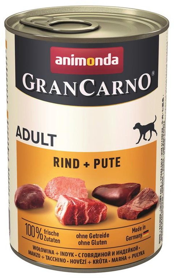 Animonda Dog Grancarno,Carno Adult Carne De Vită Curcan 400gd