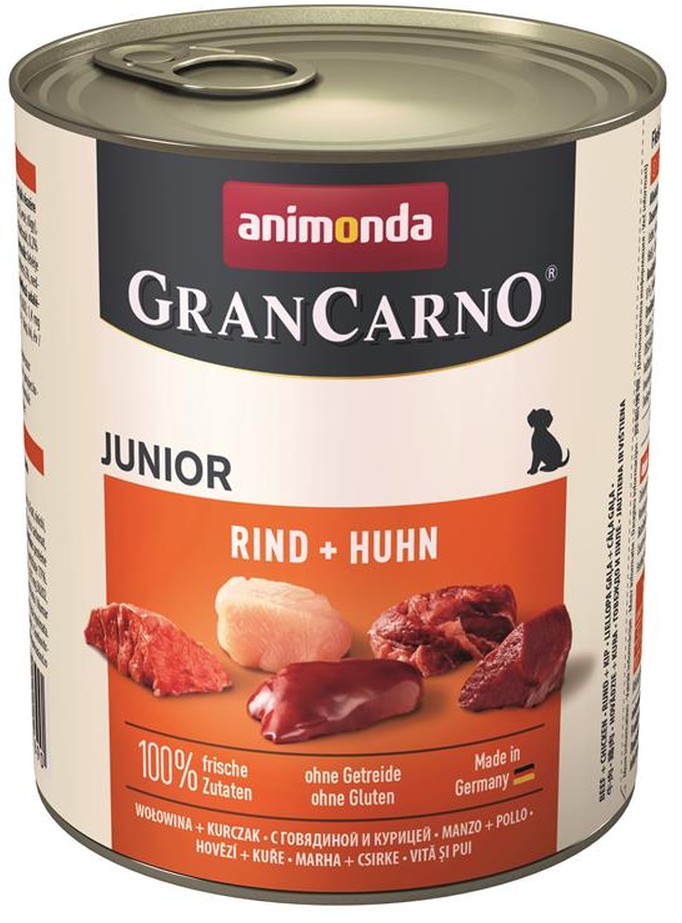 Animonda Dog Grancarno,Carno Junior Beef+Chicken 800gd