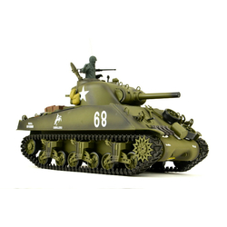 RC Tank US M4A3 Sherman Heng Long 1:16 cu fum și sunet + 2,4Ghz Pro Model