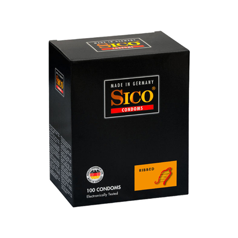 Sico Ribbed 100 Prezervative