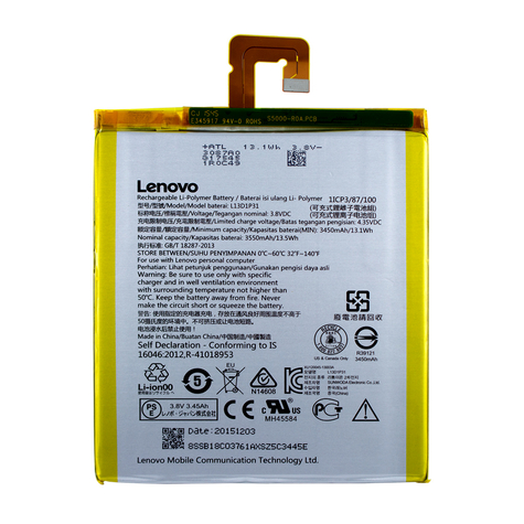 Lenovo Lipolymer Battery L13d1p31 Ideapad S5000 3450mah