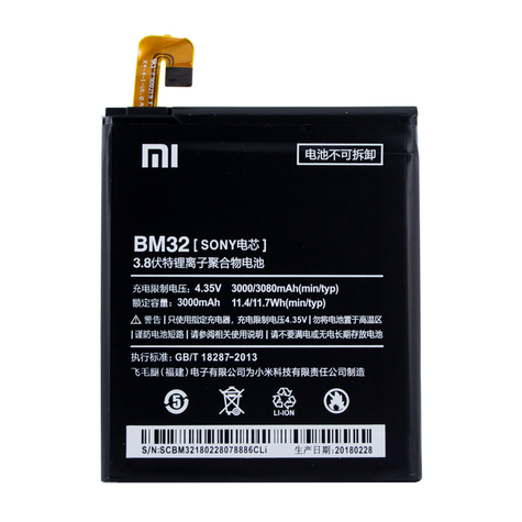 Xiaomi Baterie Litiu-Ion Bm32 Xiaomi Mi 4 3000mah