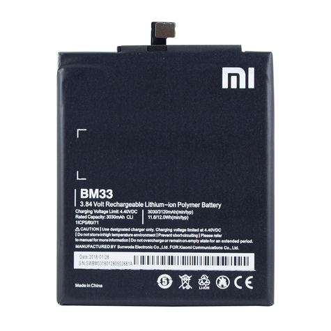 Xiaomi Lithium Ion Polymer Battery Bm33 Xiaomi Mi 4i 3000mah
