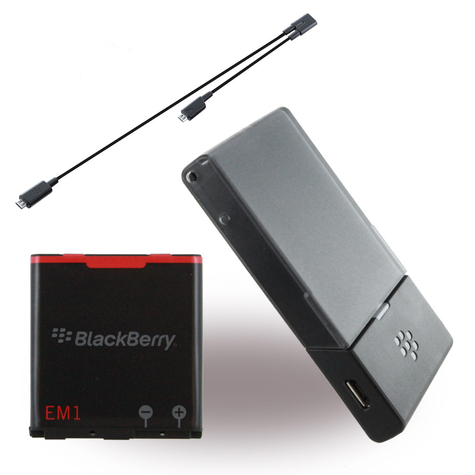 Blackberry Acc-39461-101 Pachet Încărcător De Baterii + Baterie E-M1 Curve 9350 , 9360, 9370