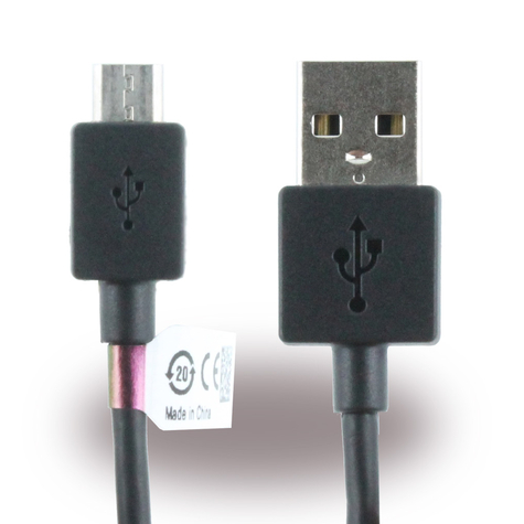 sony ec801 / ec803 cablu de date micro usb 1m > negru