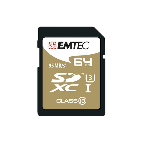 Sdxc 64gb Emtec Speedin Cl10 95mb/S Fullhd 4k Ultrahd Blister