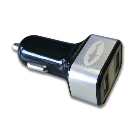 Reekin USB Dual CAR Charger 3.1A (cu afișaj ampermetric)