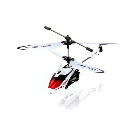 Elicopter SYMA S5 cu infraroșu pe 3 canale cu giroscop (alb)