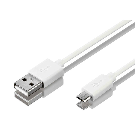 Cablu De Încărcare Micro-Usb Pentru Toate Microusb Gere 96cm (Alb)