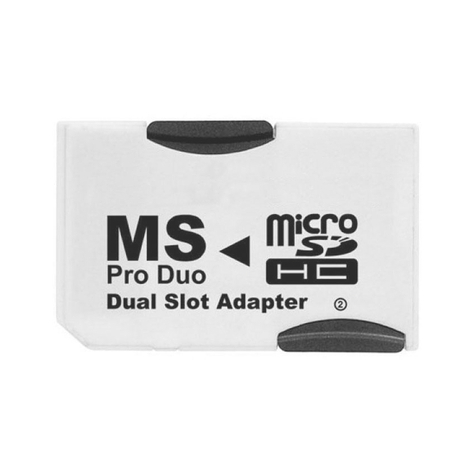 Adaptor Pro Duo f MicroSD DUAL (f 2x MicroSD)