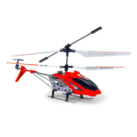 Elicopter SYMA S107G 3-Canal infraroșu cu infraroșu cu giroscop (roșu)