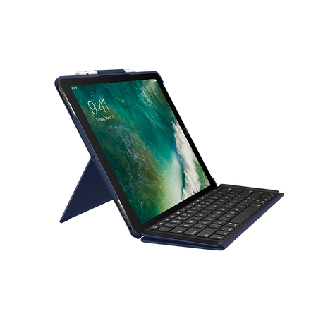 Logitech Slim Combo Keyboard Case Pentru Ipad Pro 12.9'', Albastru (Prima Și A Doua Generație.)