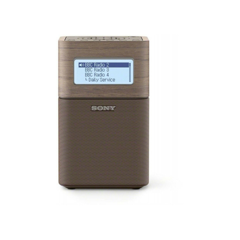 Sony Xdr-V1btd Radio Ceas Portabil, Maro