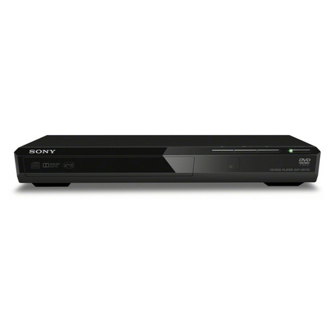 Sony Dvp-Sr170 Dvd Player, Negru