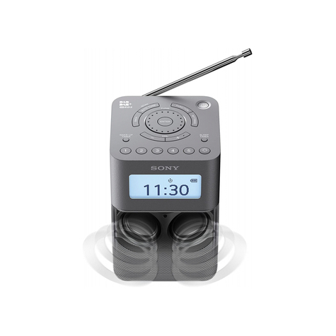 Sony Xdr-V20dh, Radio-Rezonanță Portabil Dab/Dab+ Cu Difuzor, Negru