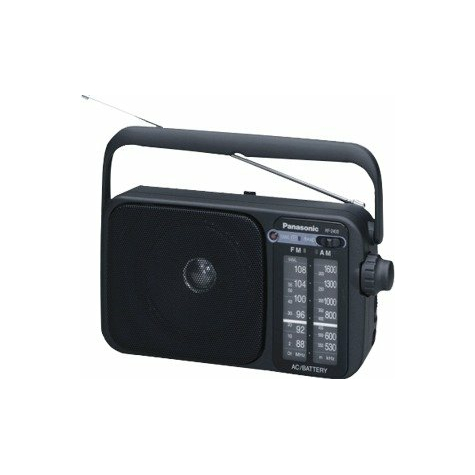 panasonic rf-2400deg-k, radio portabil, negru
