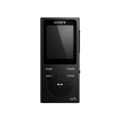 Sony Nw-E394 Walkman 8 Gb, Negru