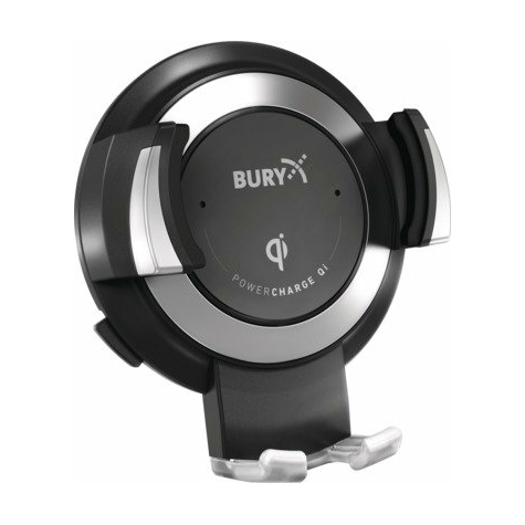 bury powercharge qi 5 watt suport universal pentru smartphone cu încărcare usb/qi