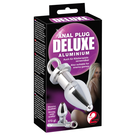 Plug Anal Deluxe Aluminiu