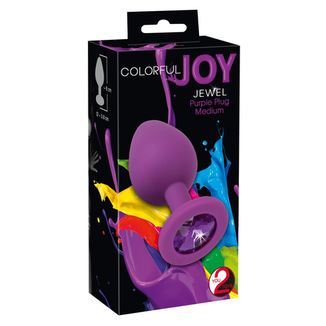 Colorat Joy Jewel Jewel Purple Plug