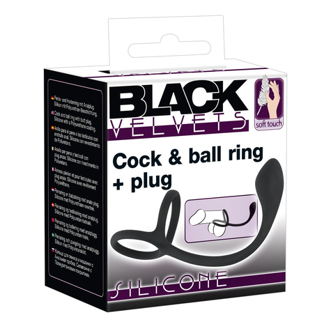Inel Black Velvets Cock + Ball