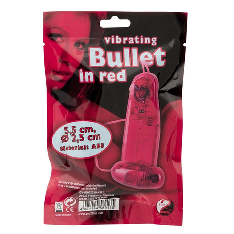 Bullet Vibrator Roșu