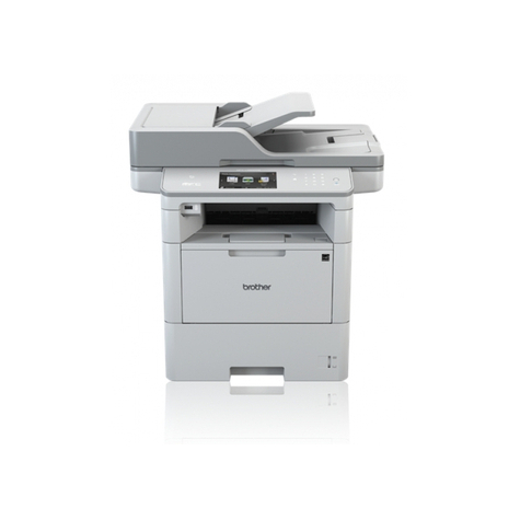 Brother Mfc-L6800dw B/N Imprimantă Laser Scanner Copiator Fax Lan Wlan Nfc