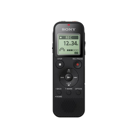 Sony Icd-Px470 Dictafon Mono (4gb, Micro Sd, Redare Mp3) Negru