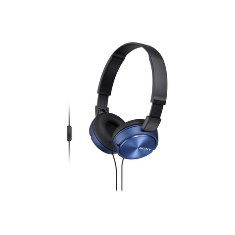 Sony Mdr-Zx310apl Căști Pentru Ureche Cu Funcție De Căști Albastru