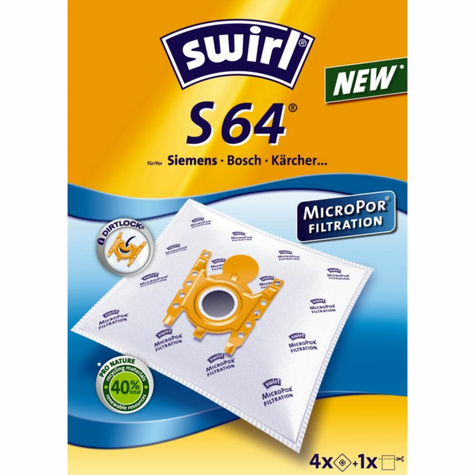 Sac Pentru Aspirator Swirl S 64 Micropor (Pachet De 4)