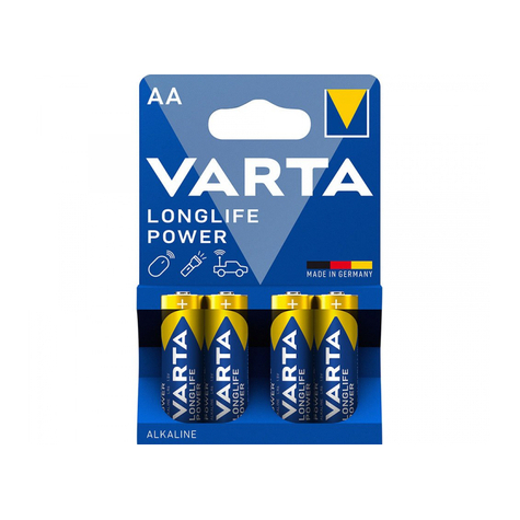 Baterie Varta Longlife Power Lr06 Mignon Aa (4 Buc.)