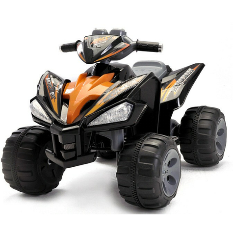 Vehicul Pentru Copii - Quad Electric Pentru Copii Negru, 2x12v Motoare - 12v7ah Baterie