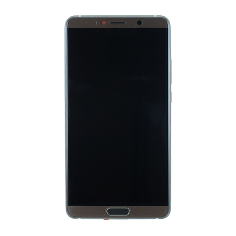 Huawei Mate 10 Piesă De Schimb Originală Ecran Lcd / Touchscreen Cu Ramă Maro