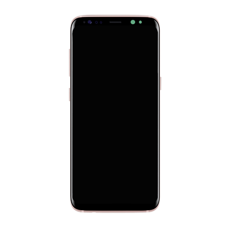 Samsung G950f Galaxy S8 Original Spare Part Lcd Display / Touch Screen With Frame Pink
