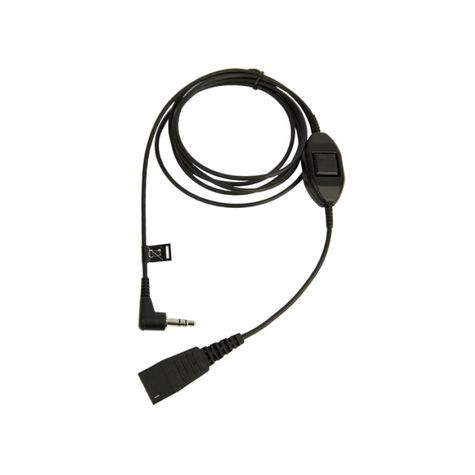 Cablu Jabra De Bază Qd La Jack De 3,5 Mm Pentru Conectarea La Alcatel Ip Touch
