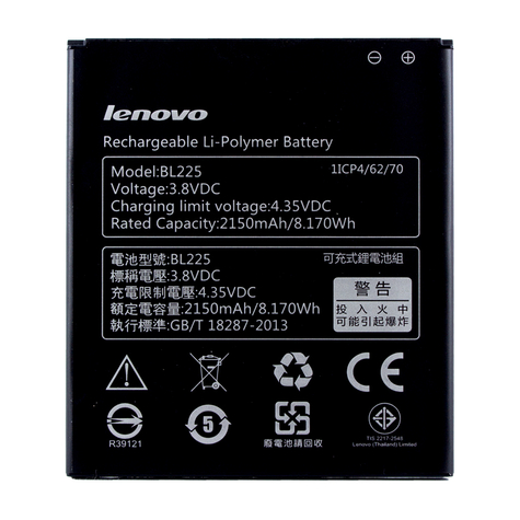 Lenovo Baterie Li-Ion Poly Bl-225 S580, A858t, A785e 2750mah