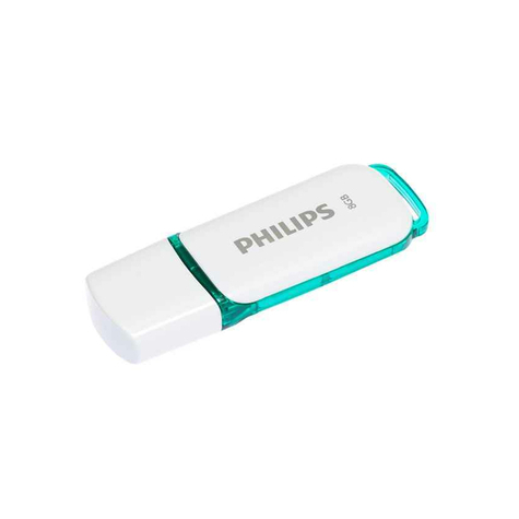 Philips Usb 2.0 8gb Snow Edition Green Fm08fd70b/10