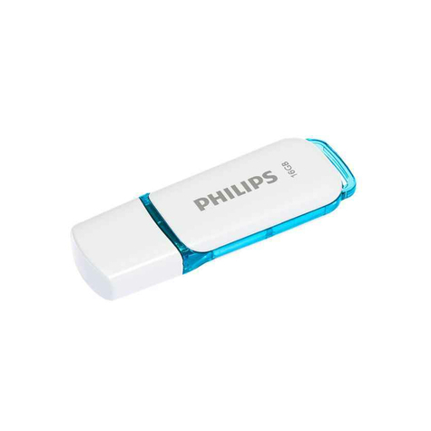 Philips Usb 2.0 16gb Snow Edition Blue Fm16fd70b/10