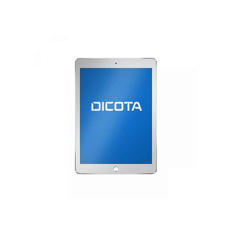 Dicota Secret Premium 4 Căi - Filtru De Confidențialitate - Pentru Apple Ipad Pro De 12,9 Inchi D31159