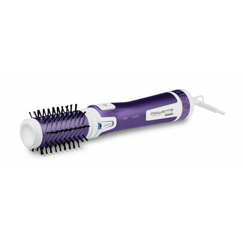 Rowenta Cf 9530 Brush Activ Volume & Shine Warm Air Brush White / Purple