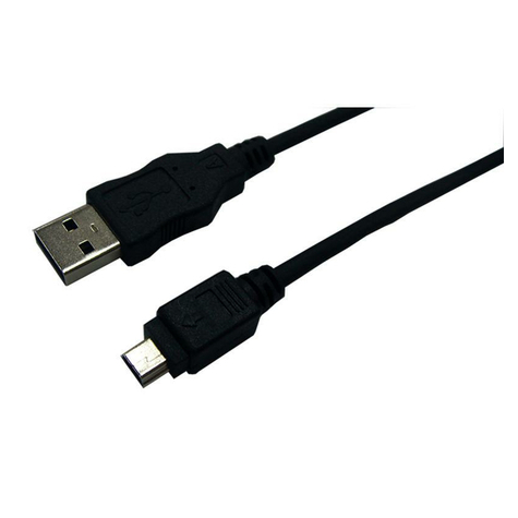 cablu logilink usb 2.0 (tip a) la usb mini, negru, 3 m