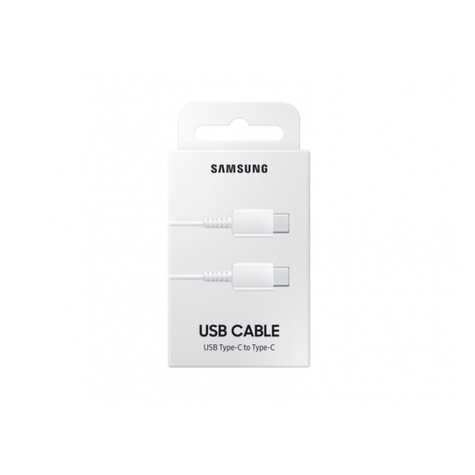 Cablu Samsung Usb Type-C La Usb Type-C, 1 M, 60w, Alb