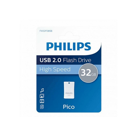 Philips Usb Flash Drive 32gb 2.0 Usb Pico Fm32fd85b/00