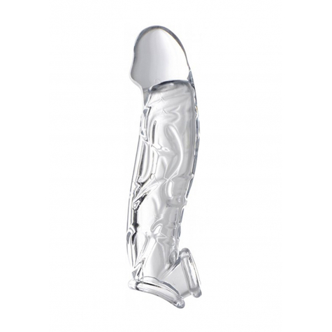 Clear Extender Curved Penis-Hole